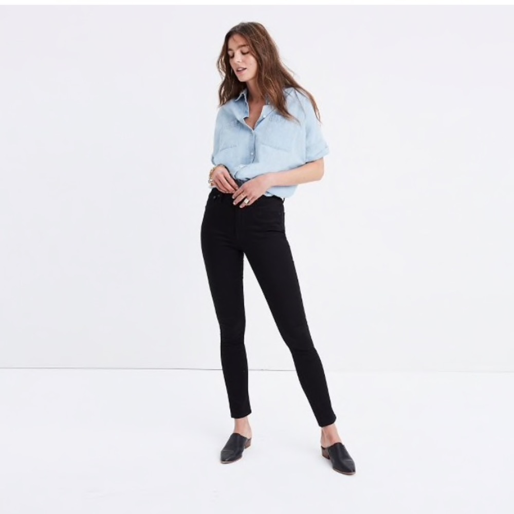 Madewell 10” high rise skinny in Carbondale wash